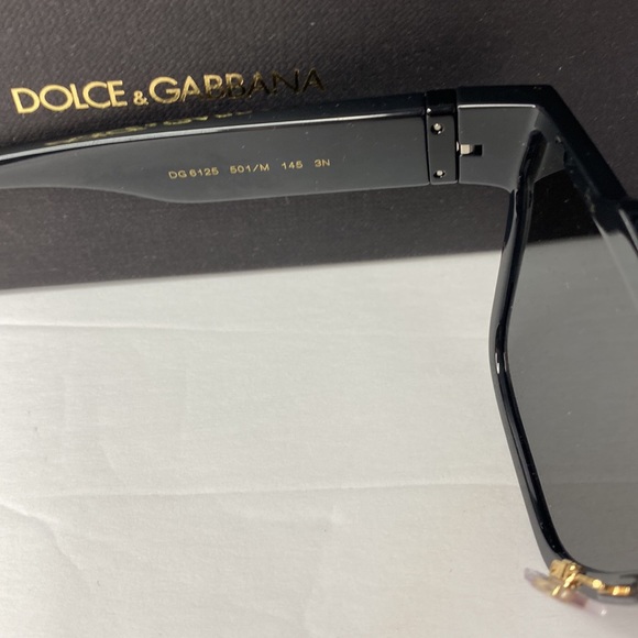 DOLCE & GABBANA DG6125 Oversized Shield Sunglasses - Picture 9 of 14